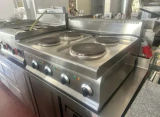 Cocina Eléctrica Profesional 4 Platos.