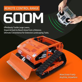 ROBOT CORTACÉSPED DESBROZADORA BULLDOZER ORUGAS