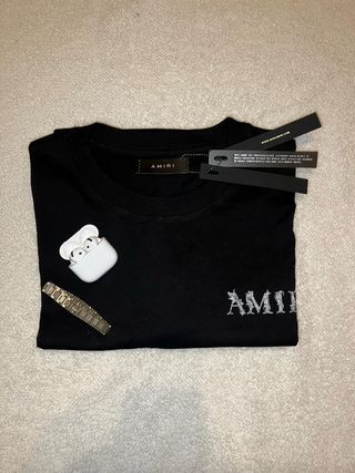 Camiseta AMIRI Negra Logo Talla M