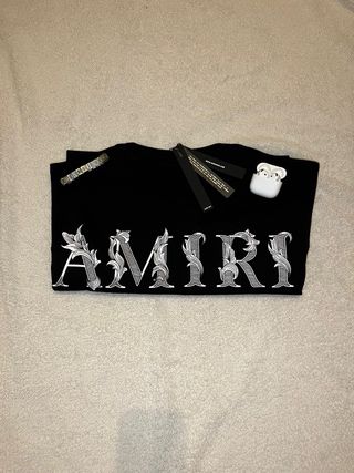 Camiseta AMIRI Negra Logo Talla M