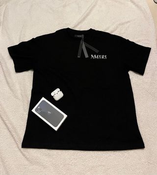 Camiseta AMIRI Negra Logo Talla M