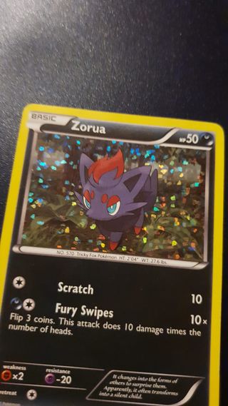 2011 Pokemon Zorua 9/12 Holo McDonalds MCD11 Promo