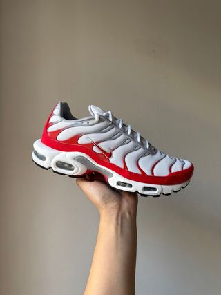 Nike Air Max Plus TN White University Red [45]