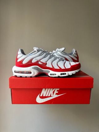 Nike Air Max Plus TN White University Red [45]