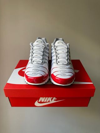 Nike Air Max Plus TN White University Red [45]