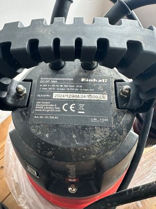 Bomba de aguas sucias Einhell GC-DP 7835