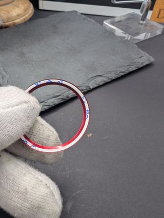 Ghiera Compatibile Rolex Rossa