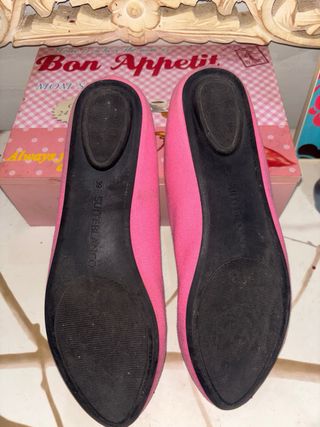 Manoletinas rosas Suiteblanco Talla 39