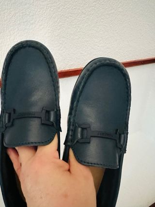 Mocasines PABLOSKY azul talla 35.