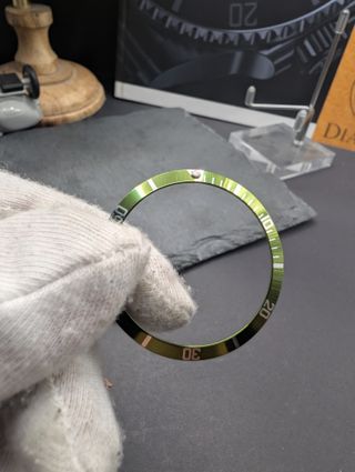 Ghiera Compatibile Rolex Verde