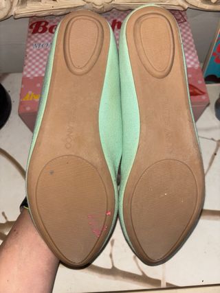 Bailarinas Suite Blanco verde talla 39