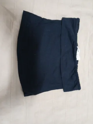 Top negro tela talla XS para una 32/34