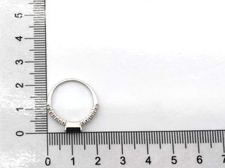 anillo oro 18k con piedra con diamante