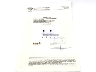 pendientes oro 18k con piedra con diamante