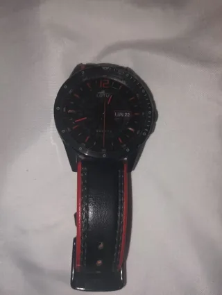 Reloj Lotus Negro y Rojo