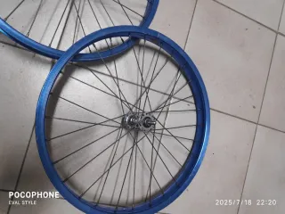 LLANTAS AMBROSIO AZULES BMX