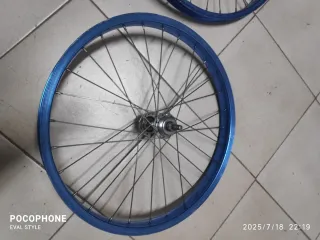 LLANTAS AMBROSIO AZULES BMX