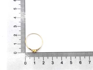 anillo oro 18k con piedra con circonita