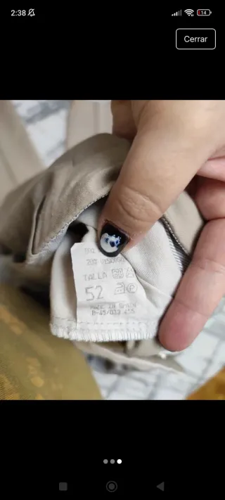 Pantalón vestir Álvaro Moreno 52