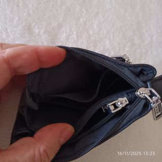 Cartera monedero mujer negra Misako.