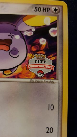 2006 Pokemon Whismur City Championships Promo Card