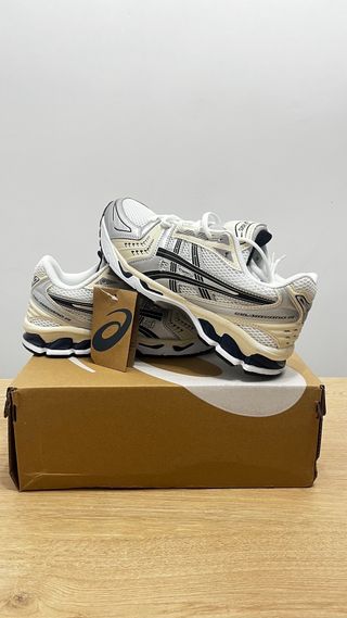 Asics Gel Kayano 14 Plata/Blanco