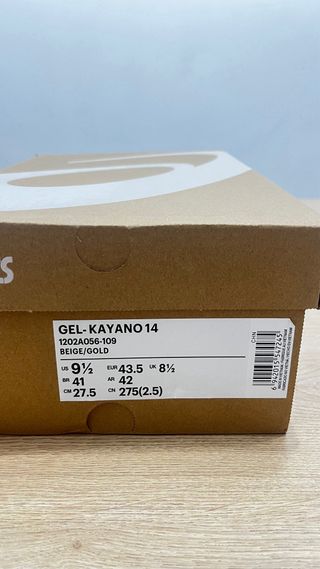 Asics Gel Kayano 14 Plata/Blanco