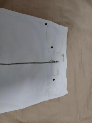 Falda vaquera blanca Brownie Talla XS