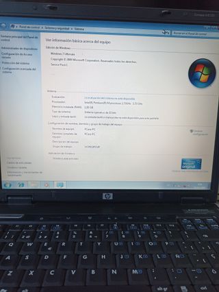 HP Compaq nc6120 – Portátil retro profesional