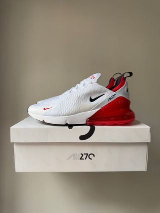 Nike Air Max 270 White University Red
