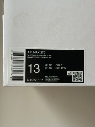 Nike Air Max 270 Persian Violet