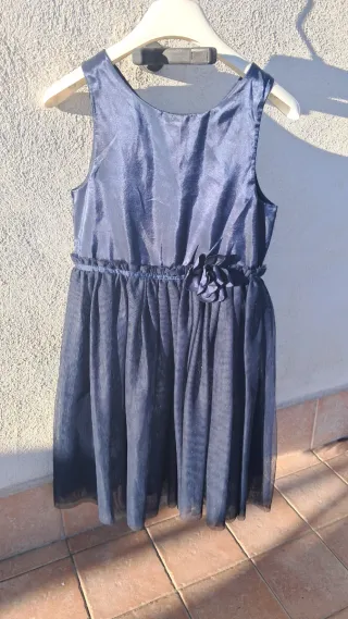 Vestito da cerimonia blu bambina