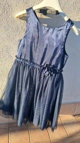 Vestito da cerimonia blu bambina