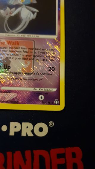 2008 Pokemon Azelf 19/146 Holo League Promo Card