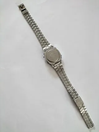 Orologio Casio LA 670 Acciaio Grigio