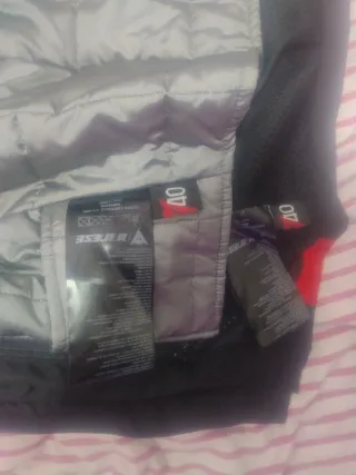 Chaqueta Dainese Moto Roja y Negra