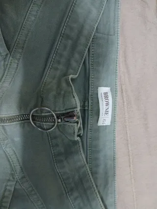 Falda vaquera verde Brownie Talla XS-S