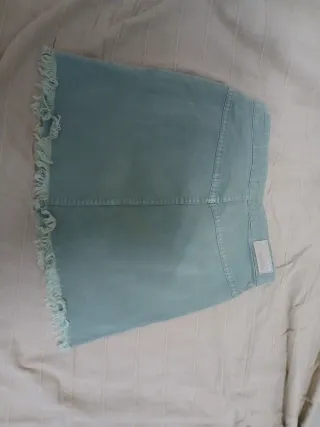 Falda vaquera verde Brownie Talla XS-S