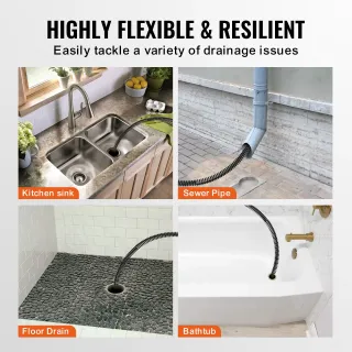 Limpiador de Drenaje VEVOR 30 metros