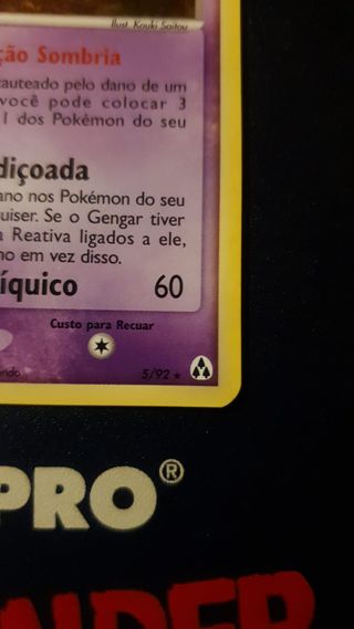2006 Pokemon Gengar 5/92 Holo EX Legend Maker Card