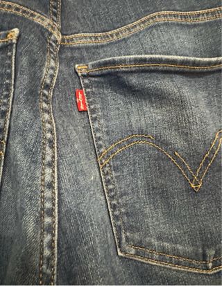 Pantalón pitillo vaquero azul original