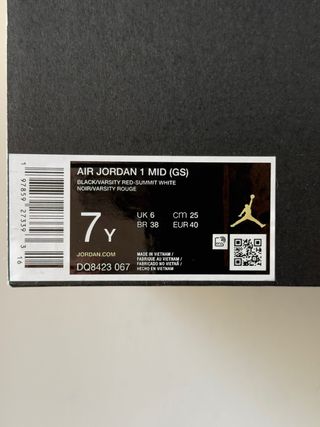 Nike Air Jordan 1 Mid Bred Twist