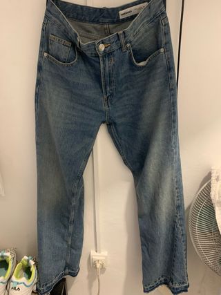 Pantalón vaquero Bershka azul (flared jean)