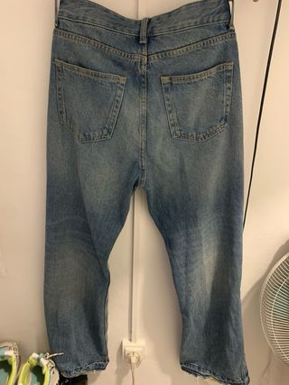 Pantalón vaquero Bershka azul (flared jean)