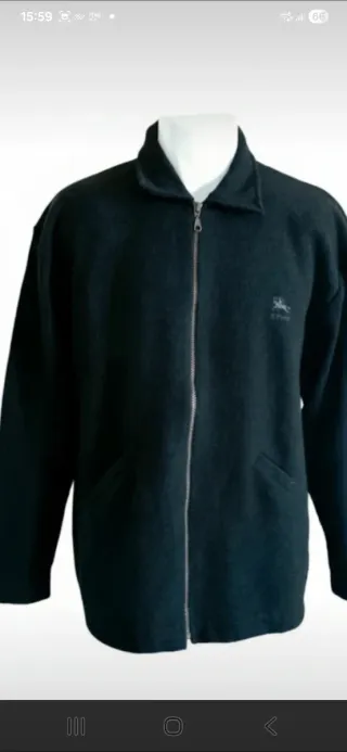 Chaqueta de punto de lana con cremallera A'Piero