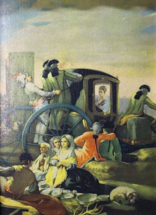 Cuadro reproducción de “El cacharrero” de Goya.