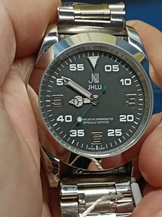 Orologio automatico JHLU da uomo, in acciaio inossidabile