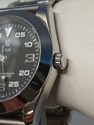 Orologio automatico JHLU da uomo, in acciaio inossidabile