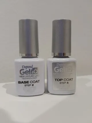 Depend Gel iQ Base y Top Coat UV LED