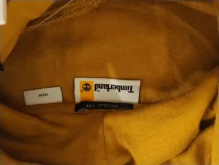Felpa Timberland Gialla con Logo